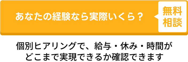 あなたの経験なら実際いくら？